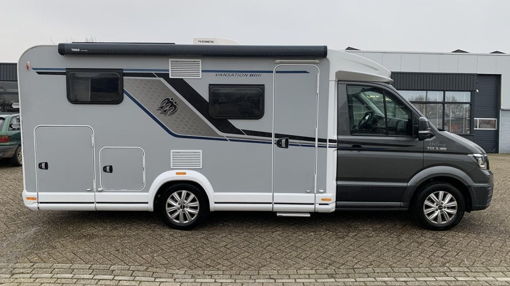 Knaus Van TI 640 MEG 2x airco, zonnepaneel, fietslift SAT, Automaat, 6 tot 7 meter, Diesel, Particulier