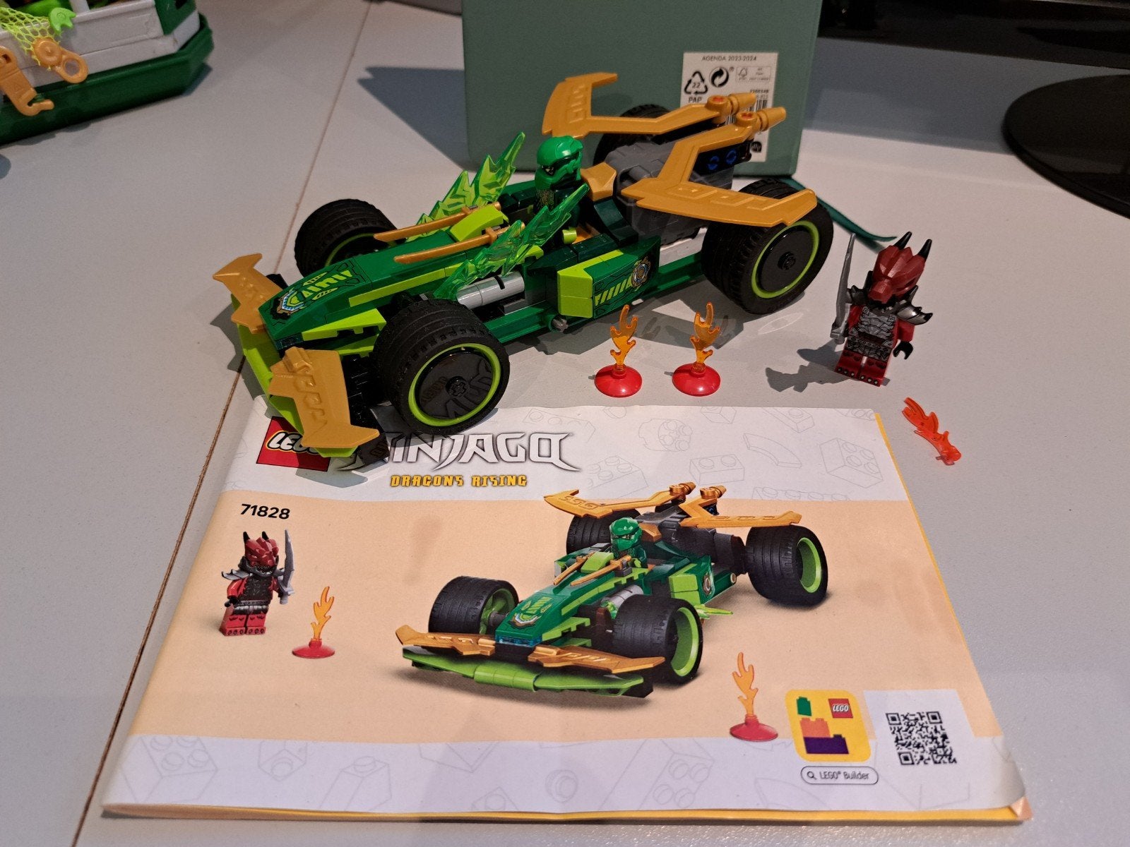 LEGO Ninjago 71828 Drakenracewagen met minifiguren, Ophalen, Zo goed als nieuw, Overige merken