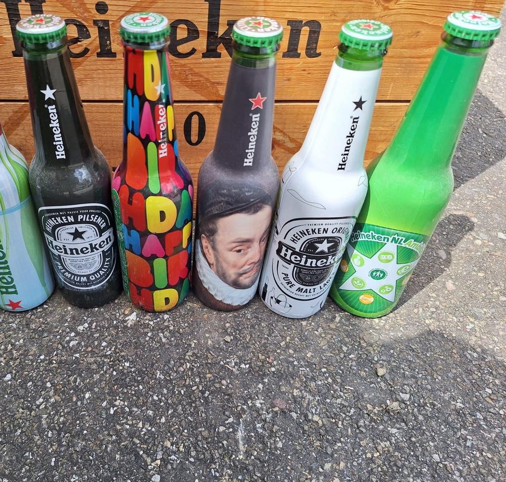 Volle heineken bier flessen., Verzamelen, Biermerken, Ophalen of Verzenden, Zo goed als nieuw, Flesje(s), Heineken
