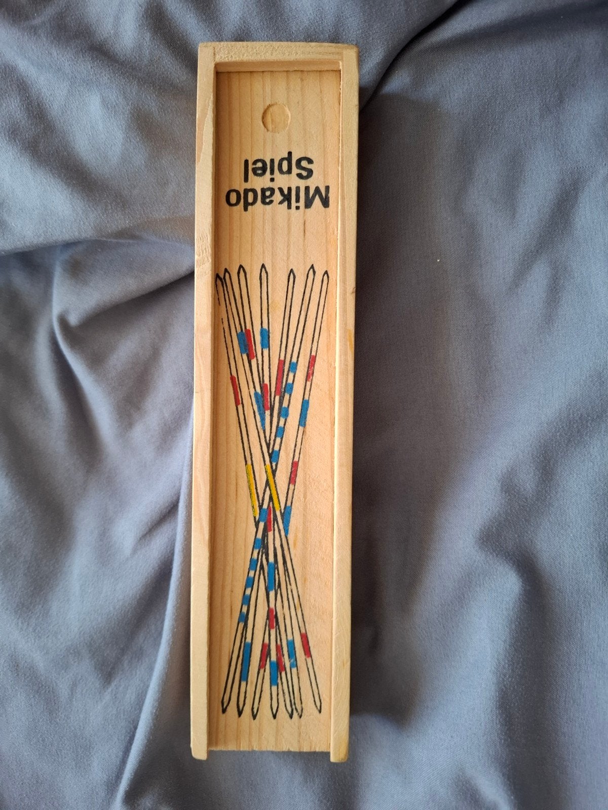 Mikado Spel in houten doosje - Klassiek behendigheidsspel, Vijf spelers of meer, Ophalen of Verzenden, Gebruikt, Onbekend
