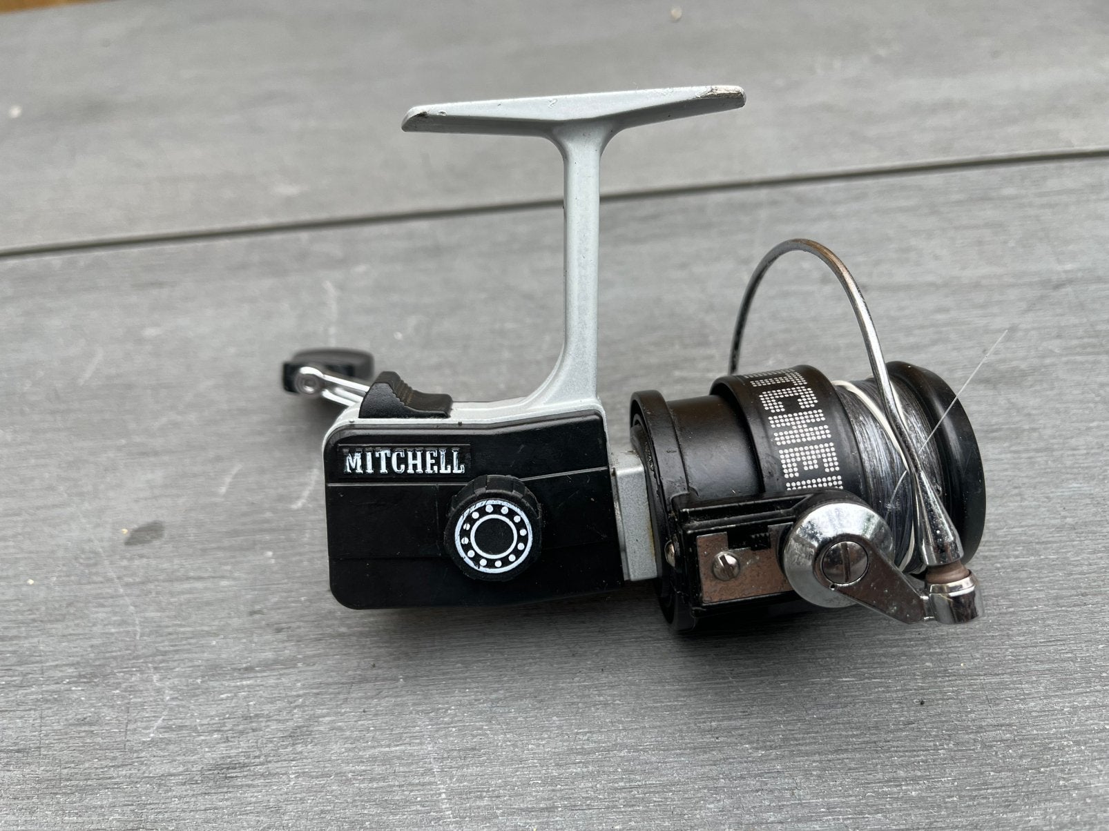 Mitchell 4430 molen klein model old Skool, Ophalen of Verzenden, Zo goed als nieuw, Molen