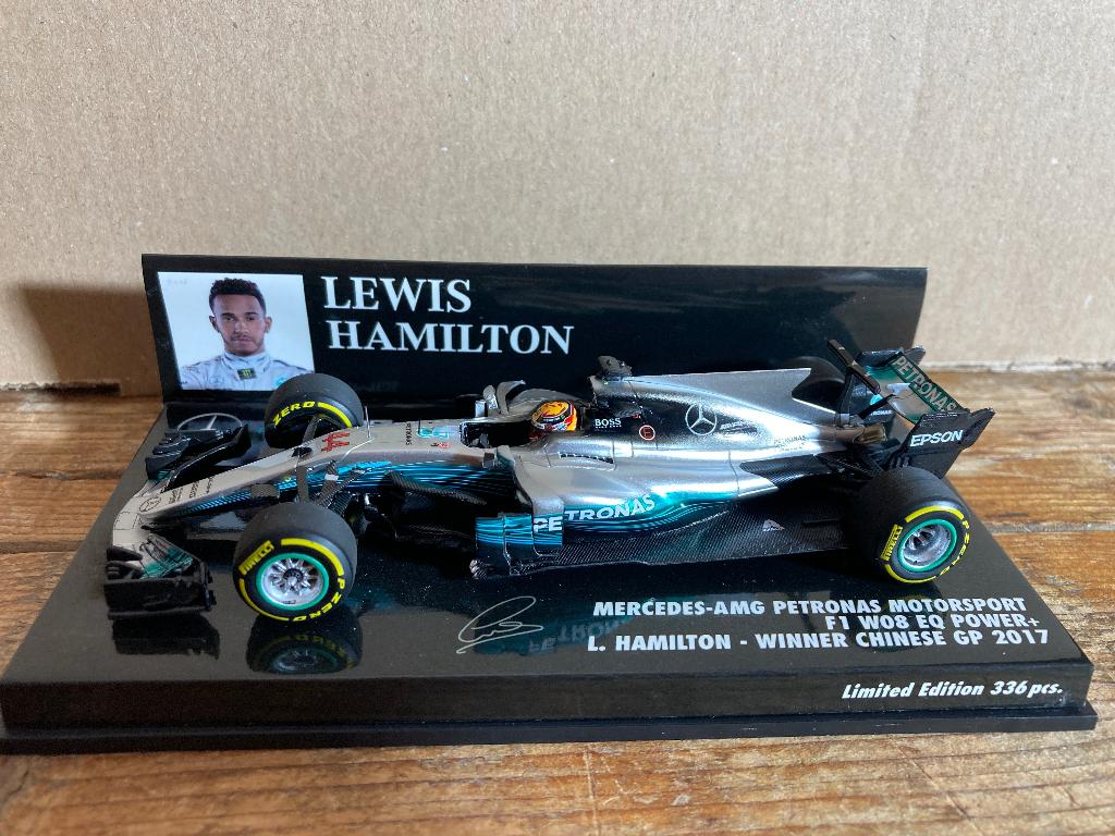 ✅ Lewis Hamilton 1:43 Winner Chinese GP 2017 417170244 W08, Ophalen of Verzenden, Nieuw, Formule 1