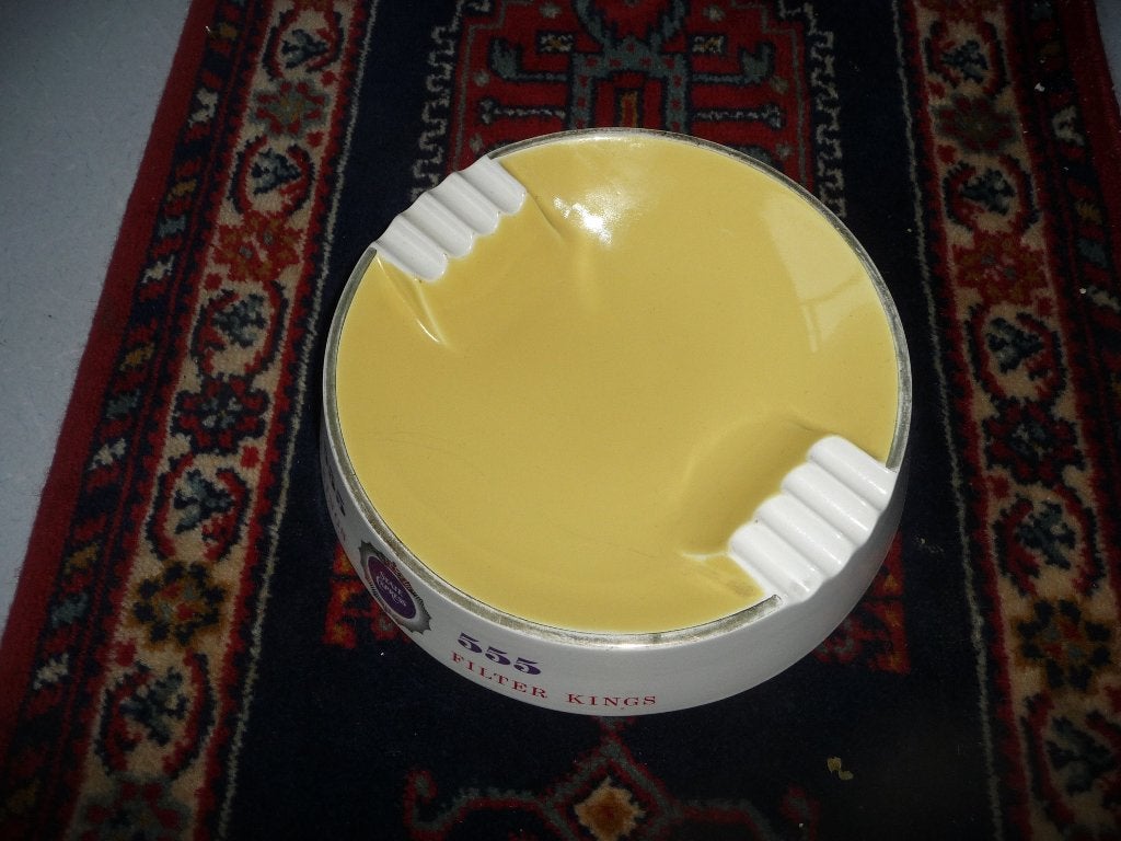 reclame asbak filter kings 555, Ophalen of Verzenden, Gebruikt, Gebruiksvoorwerp