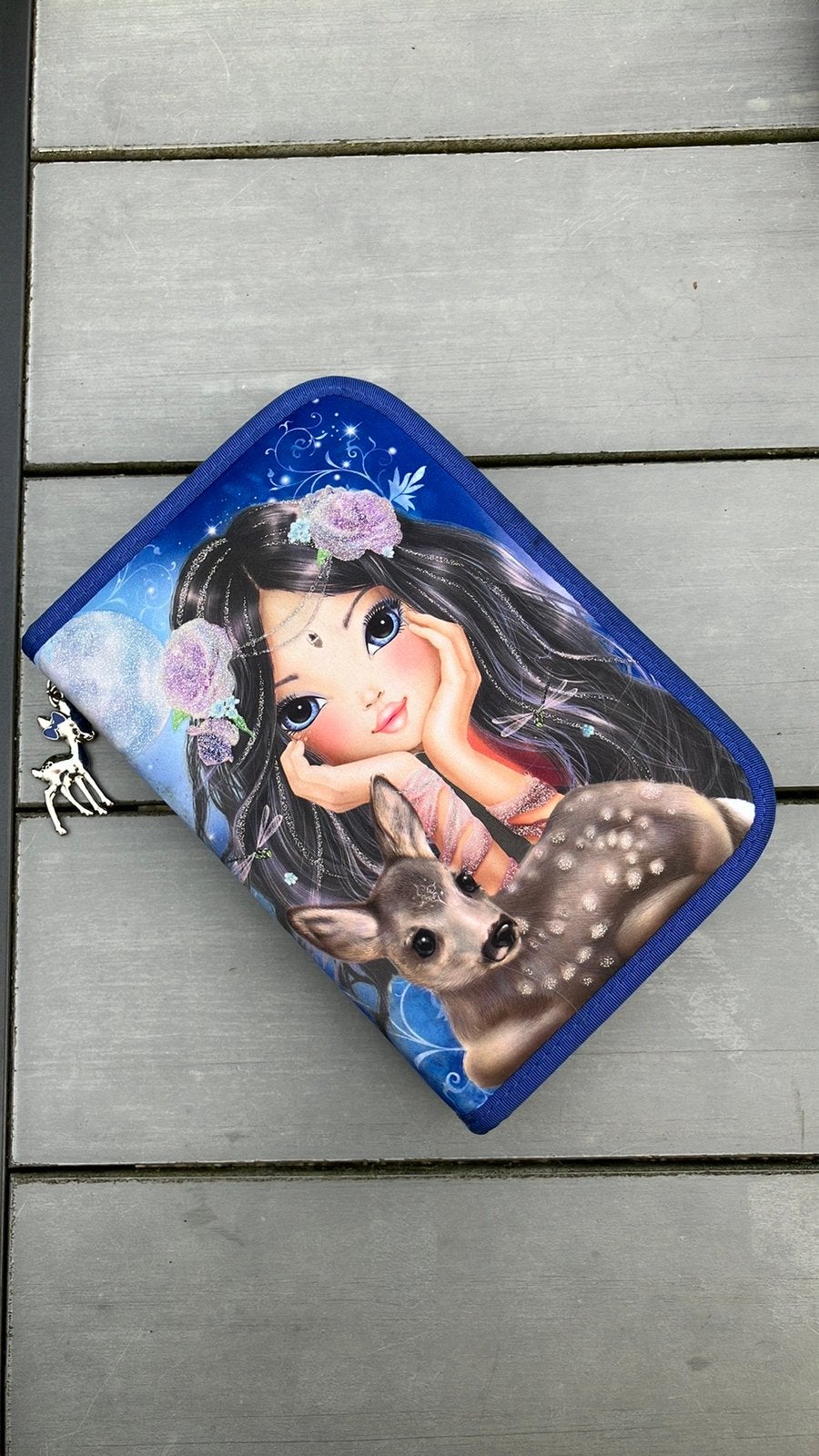 Depeche Top Model etui met hertje en bedel., Ophalen of Verzenden, Zo goed als nieuw