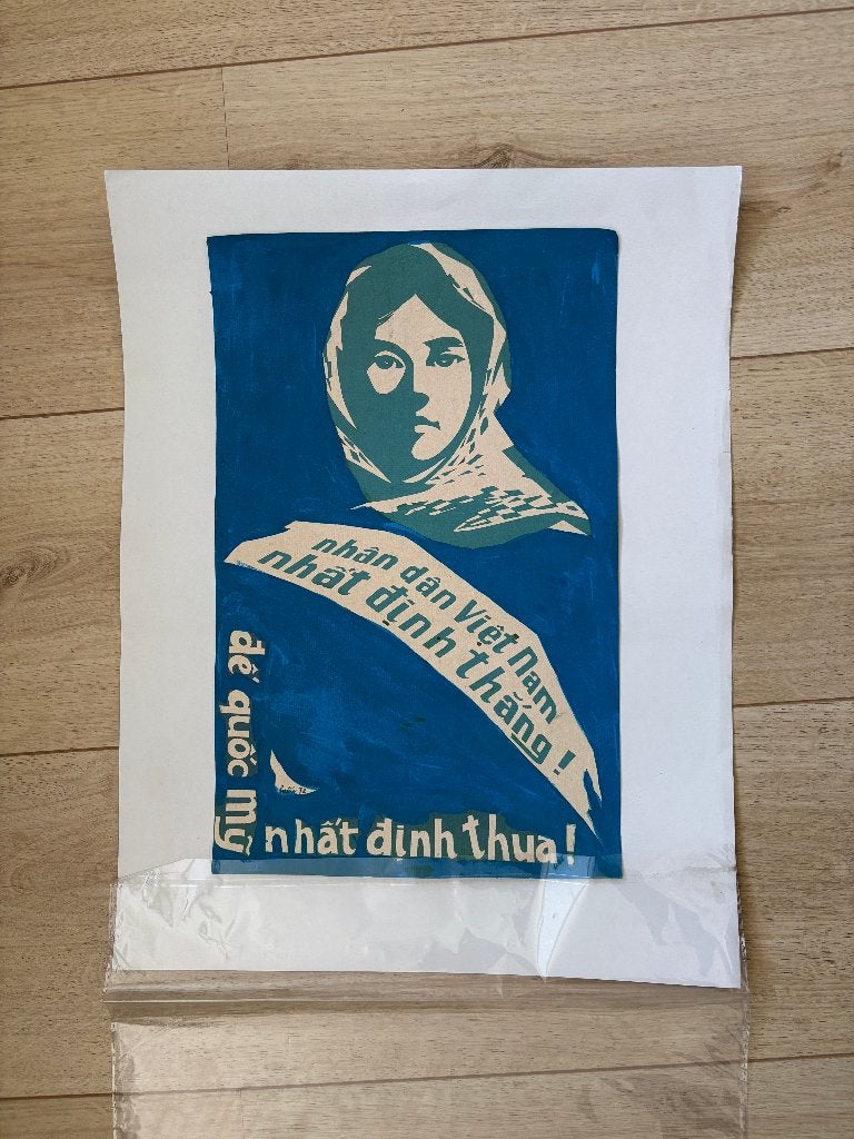 Vietnamese propaganda poster, Ophalen of Verzenden, Nieuw, A1 t/m A3, Film en Tv