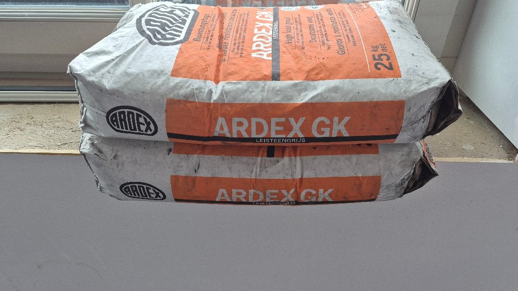 Voegmortel tegels ardex lei-grijs, Ophalen, 60 cm of meer, Nieuw, Minder dan 5 m²