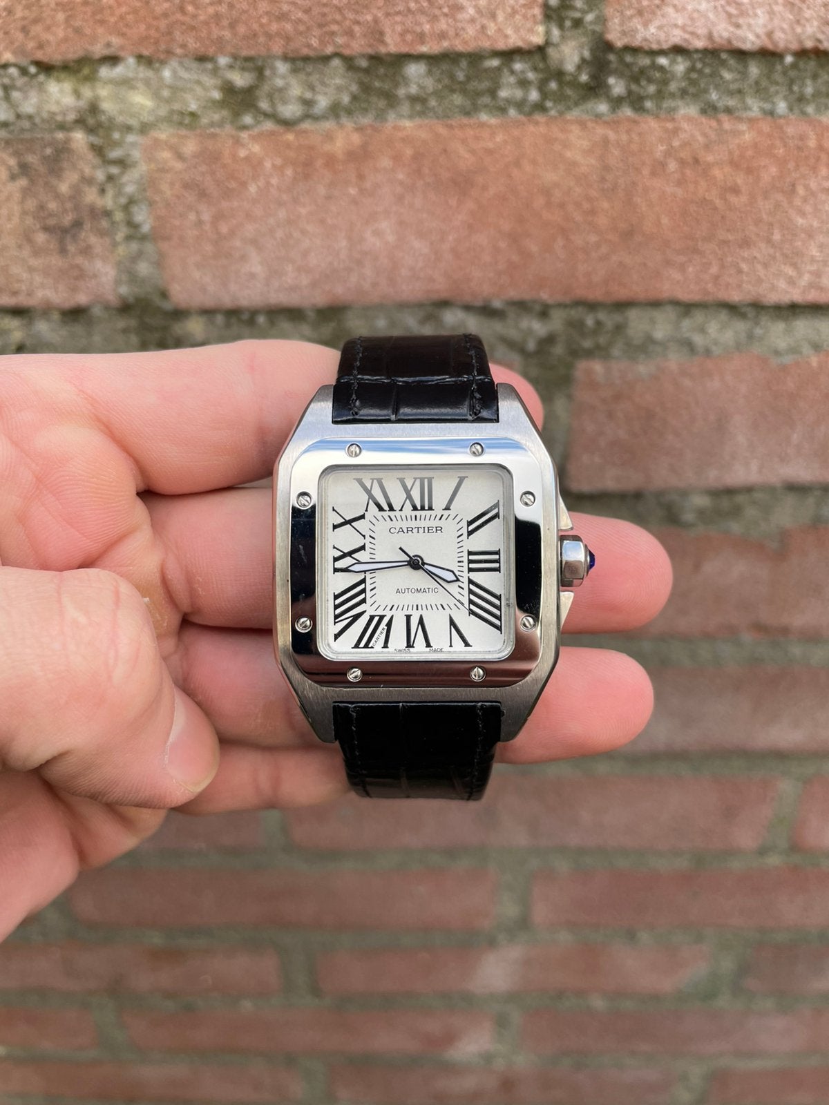 Cartier santos 100XL, Ophalen of Verzenden