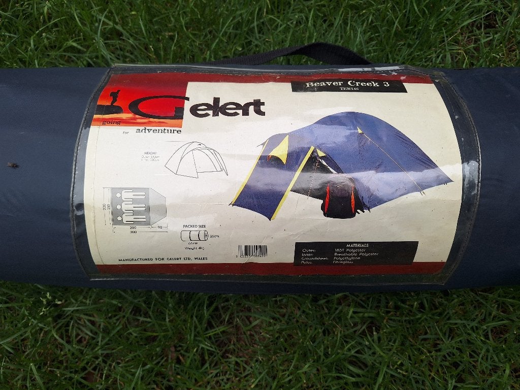 Gelert tent, Ophalen, Gebruikt, Tot en met 2