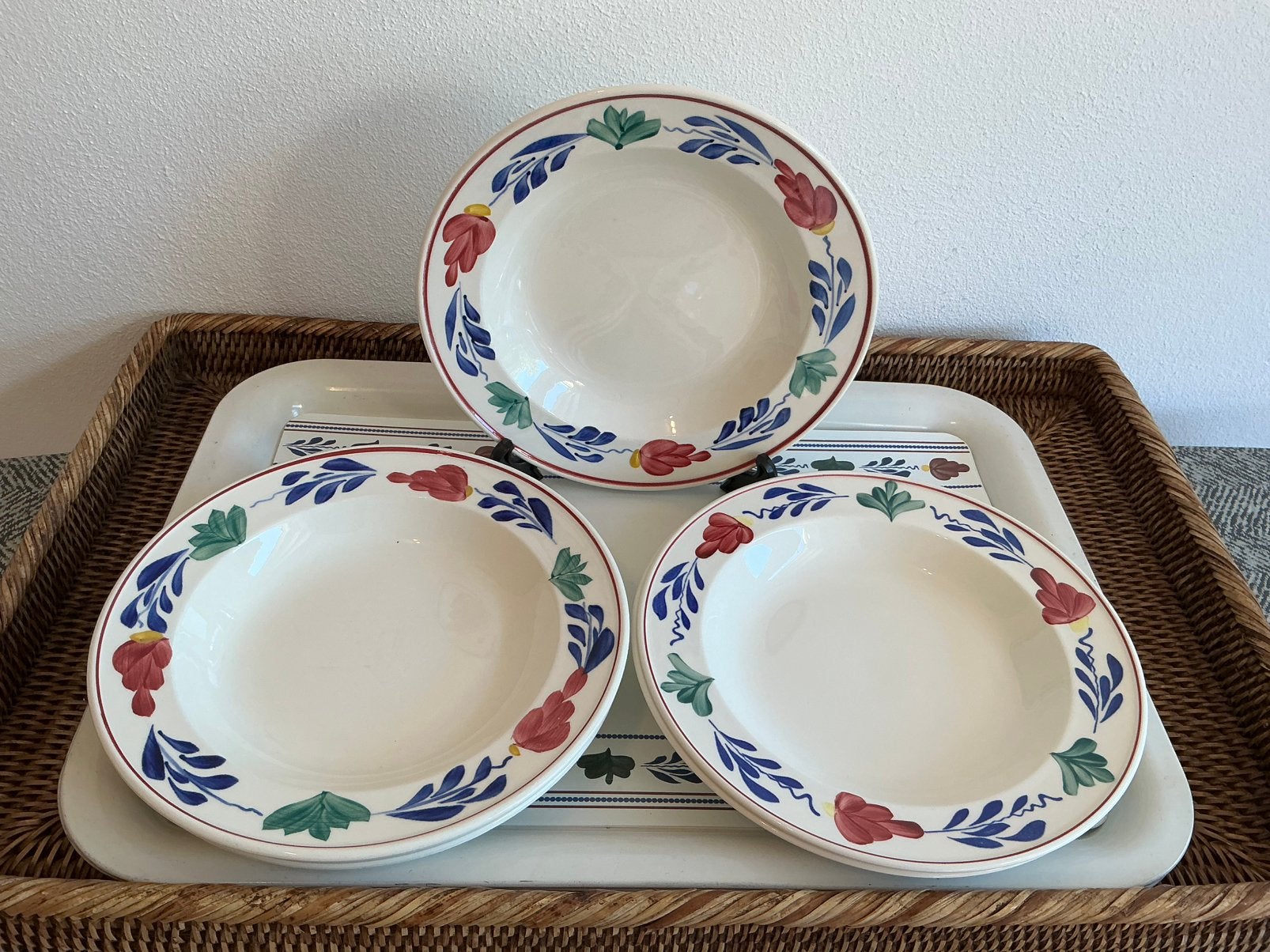 Boerenbont Maastricht (Soep/Pasta bord), Antiek en Kunst, Antiek | Servies los, Ophalen of Verzenden