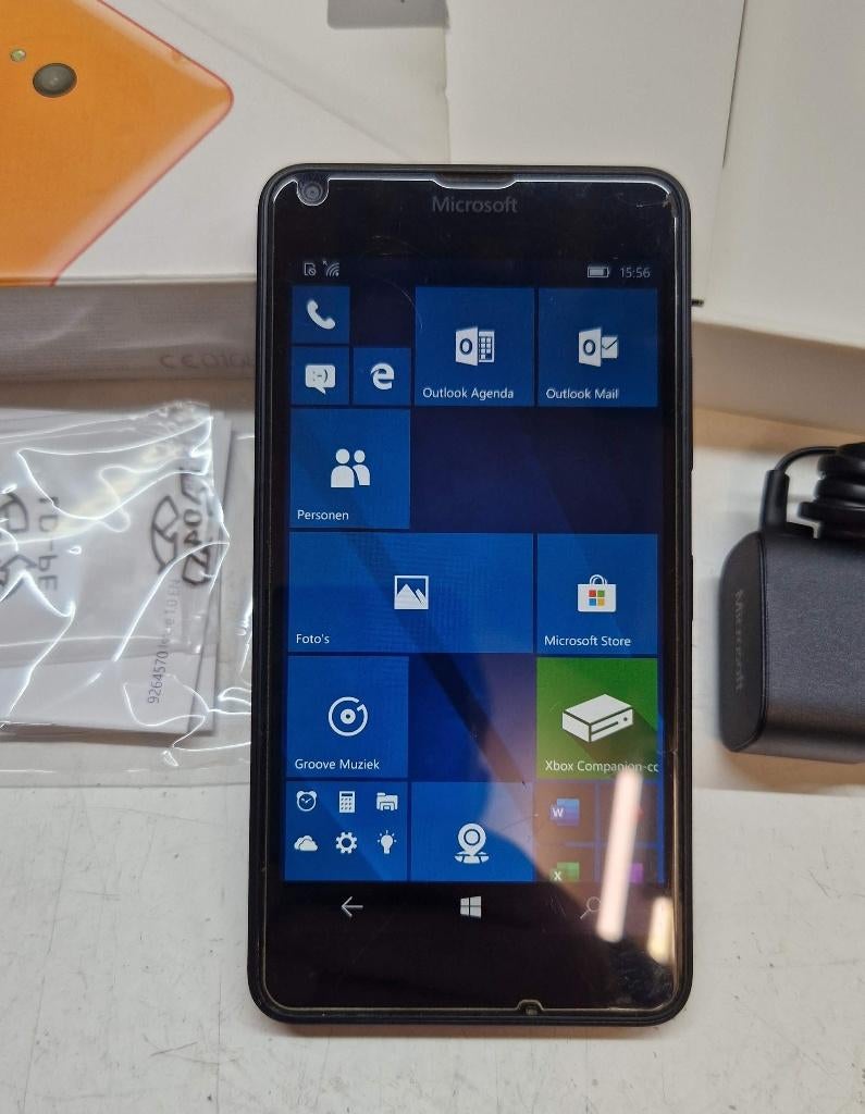 Microsoft Lumia 640 LTE in compleet en in hele goede staat, Telecommunicatie, Mobiele telefoons | Nokia, Zwart, Touchscreen, Ophalen of Verzenden