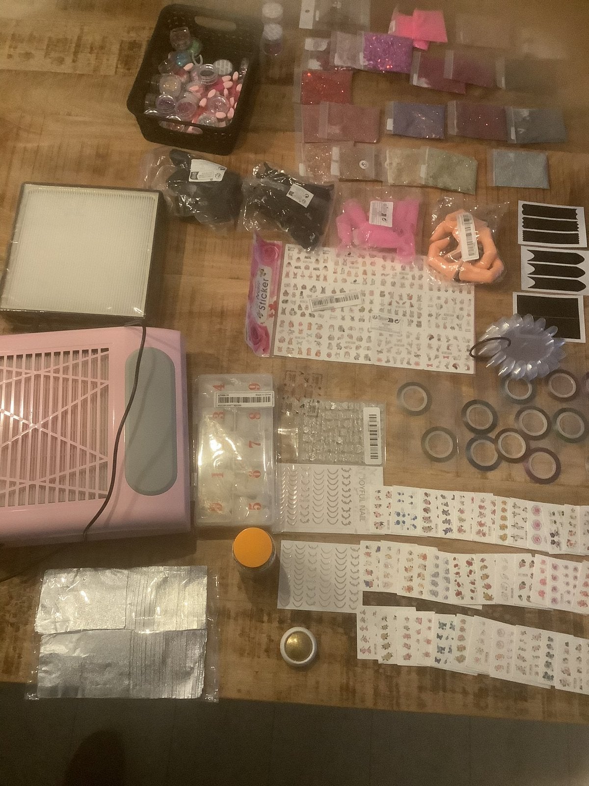 Veel nagelspullen., Sieraden, Tassen en Uiterlijk, Uiterlijk | Cosmetica en Make-up, Overige kleuren, Nieuw, Ophalen of Verzenden