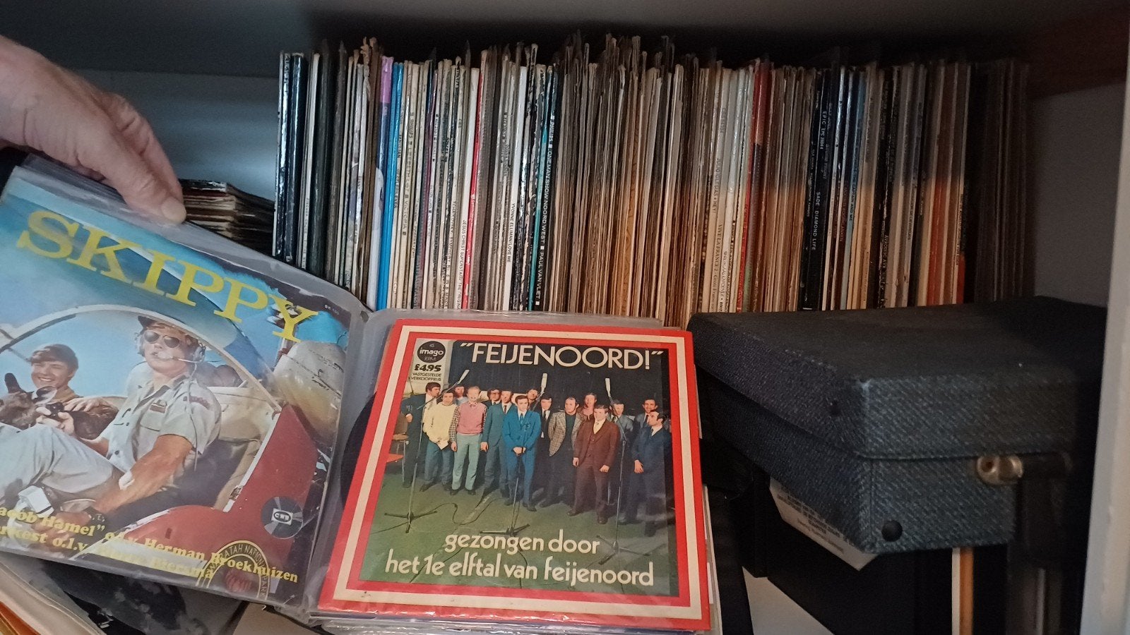 Vintage Feyenoord en Skippy vinyl singles en lp's, Gebruikt, Overige genres, 7 inch, Ophalen of Verzenden