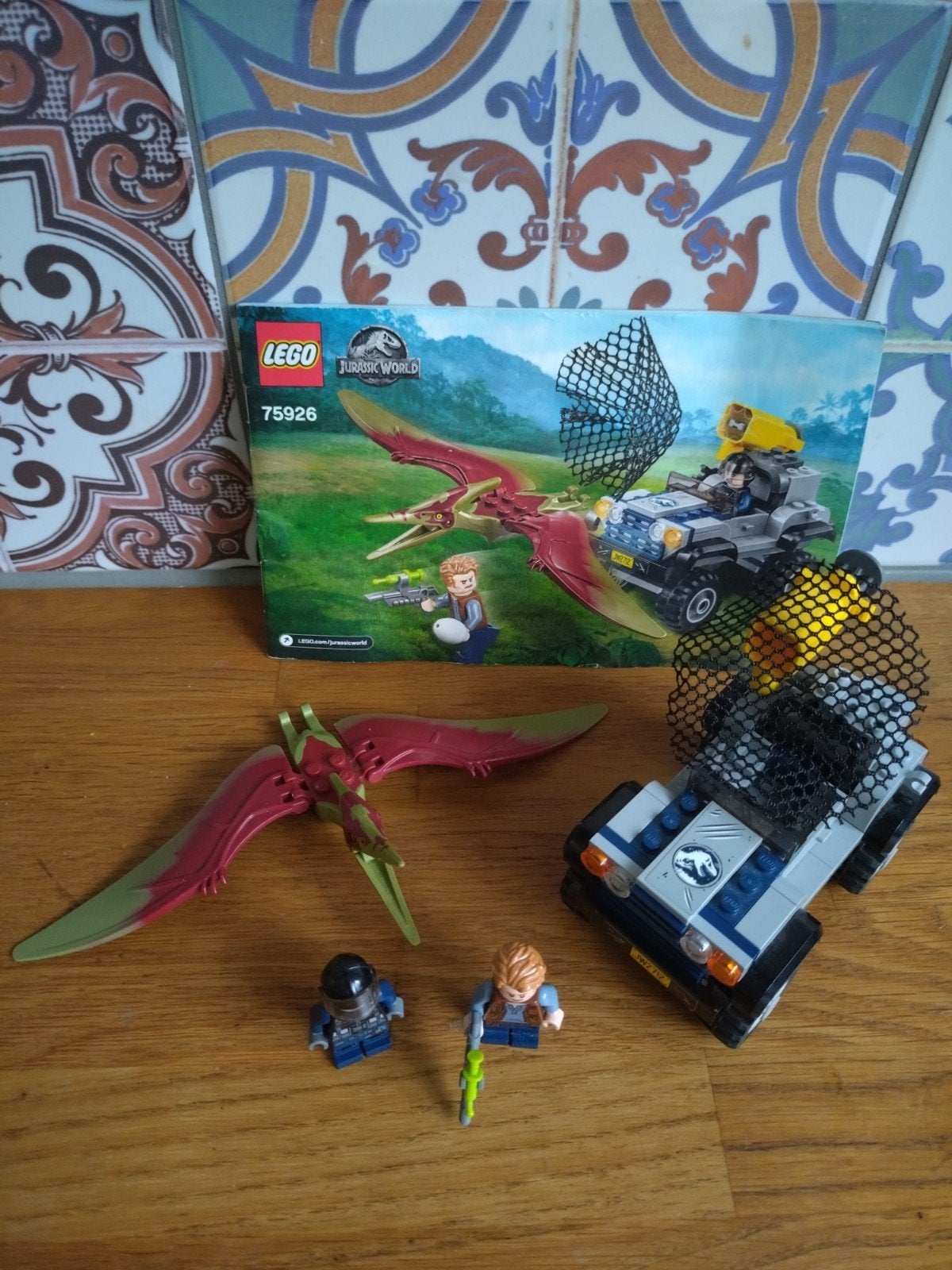 Lego Jurassic World 75926 Pteranodon complete set, Gebruikt, Jurassic World, Lego, Ophalen of Verzenden