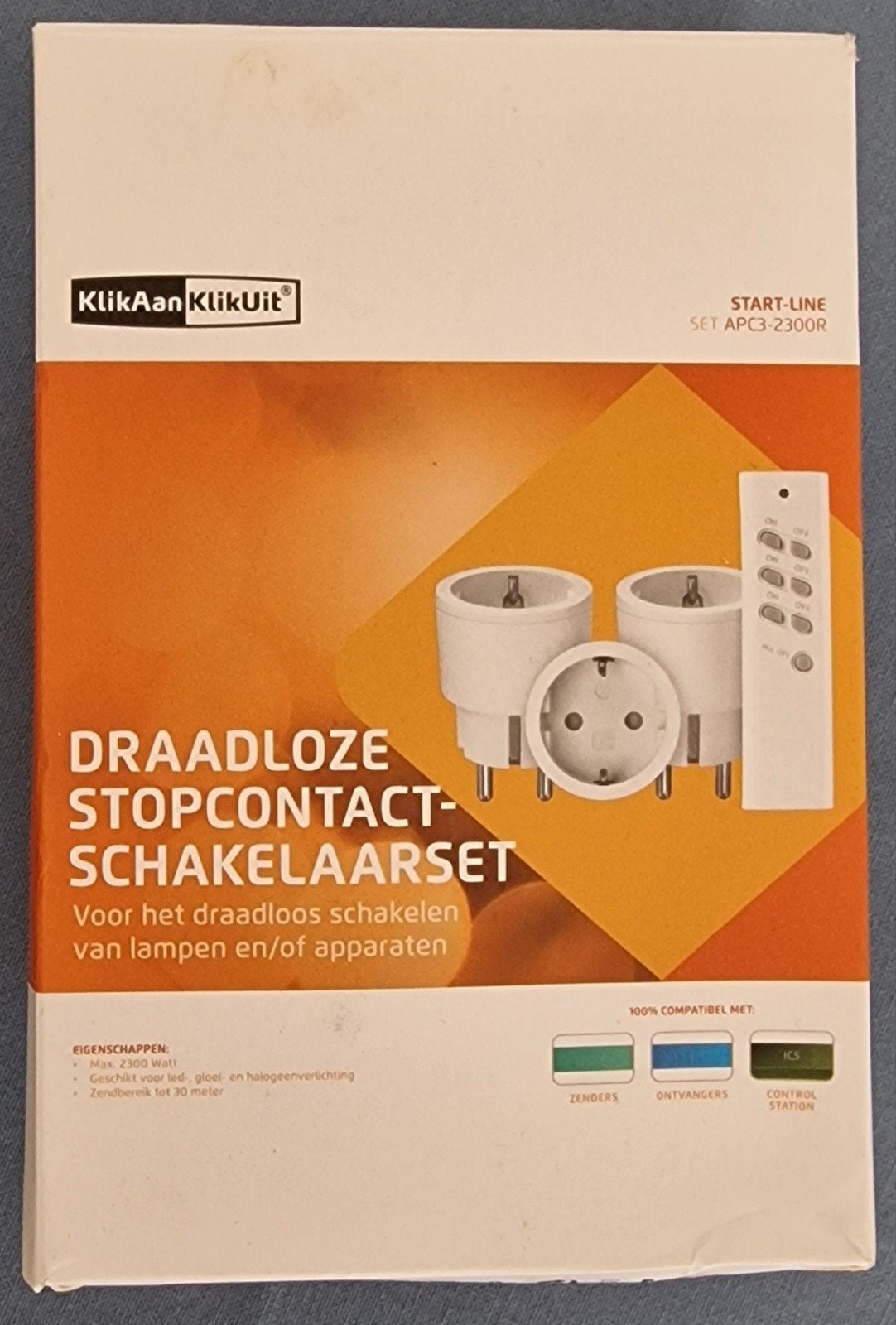 KliKaan KliKuit Draadloze Stopcontactschakelaarset, Wit, Overige merken, Kunststof, Nieuw