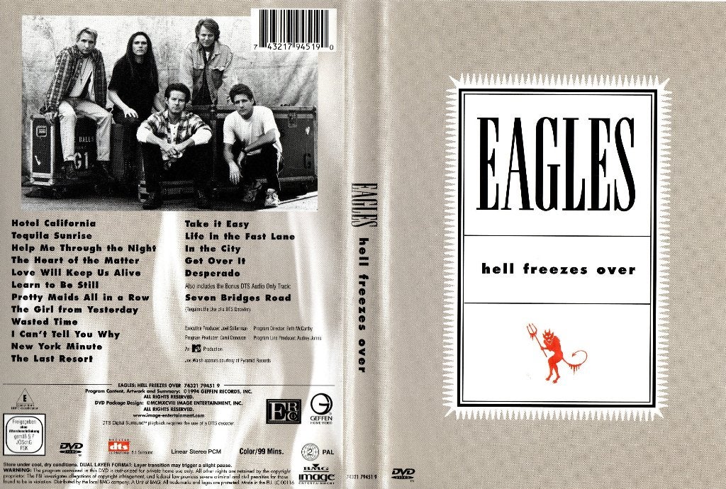 Eagles, Hell freezes over, Alle leeftijden, Ophalen of Verzenden, Zo goed als nieuw, Muziek en Concerten