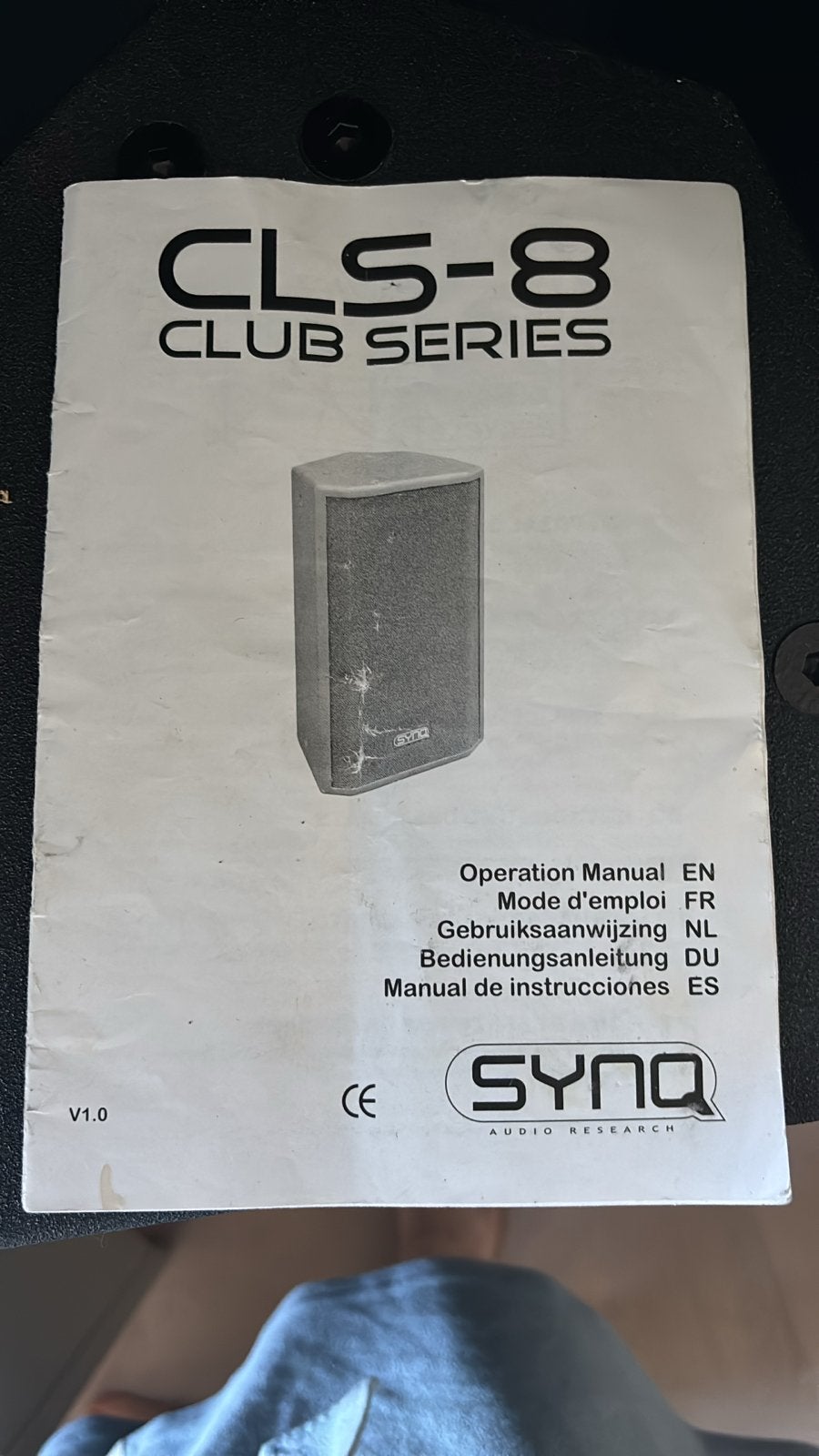 SYNQ CLS-8 Club Series Luidsprekers (per paar), Vloerstaande luidspreker, Gebruikt, Geschikt voor surround/home cinema, Ophalen