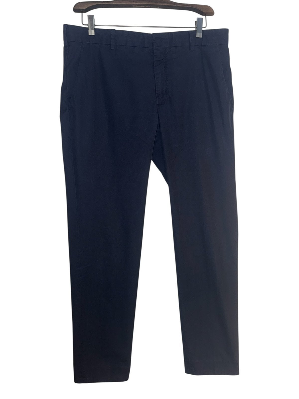 Loro Piana Chino Navy Maat 52, Verzenden, Zo goed als nieuw, Maat 52/54 (L), Blauw