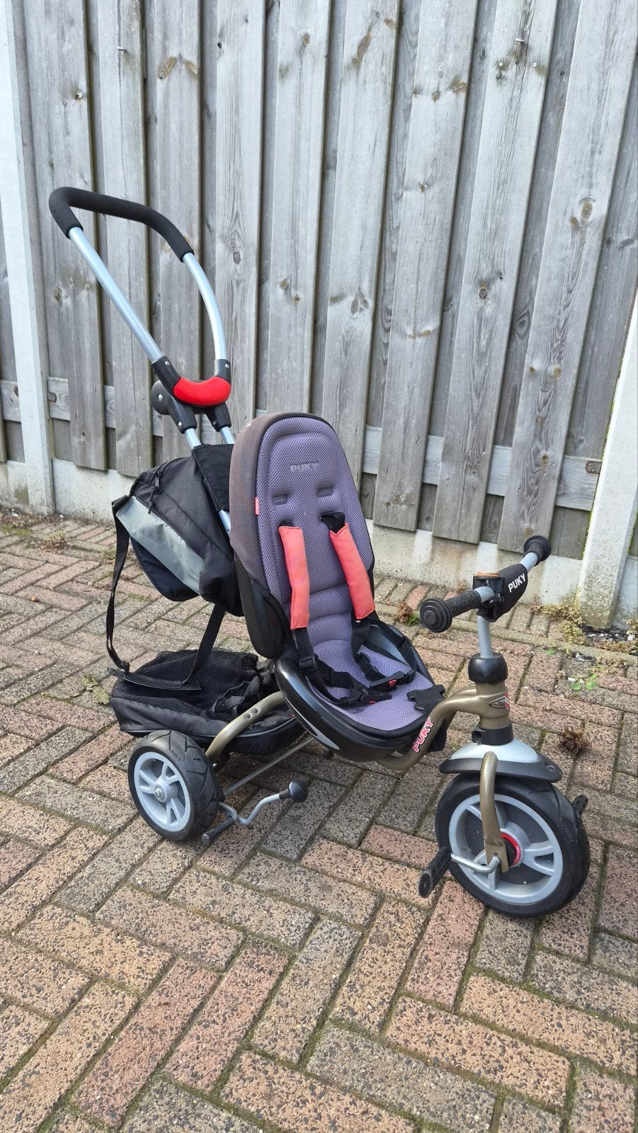 puky driewieler met duwstang, Fietsen en Brommers, Ophalen, Gebruikt, Puky, Duwstang
