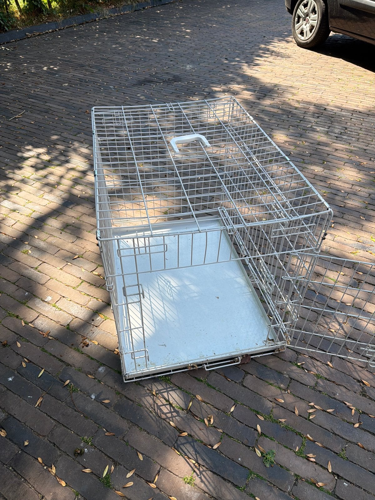 Honden bench GRATIS, Ophalen, Gebruikt