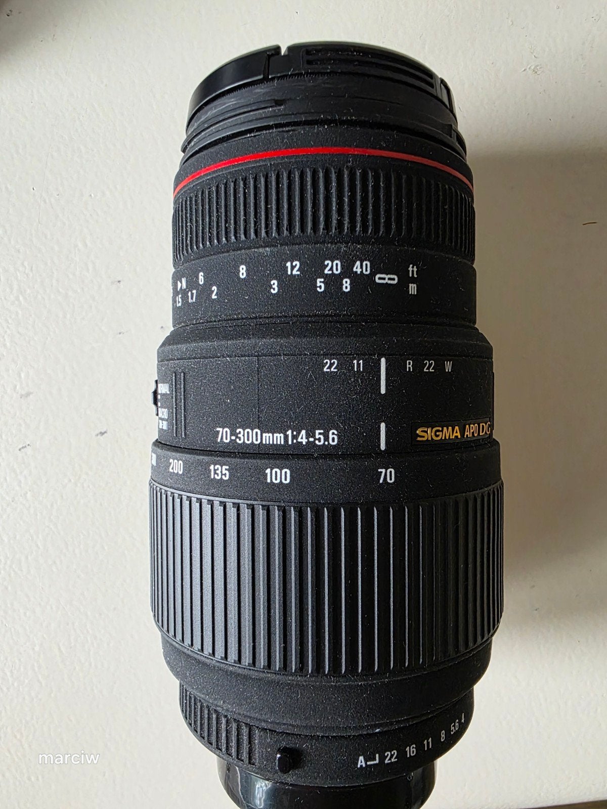 Sigma lens 70-300mm 1:4-5.6, Ophalen of Verzenden, Gebruikt, Sigma, Telelens