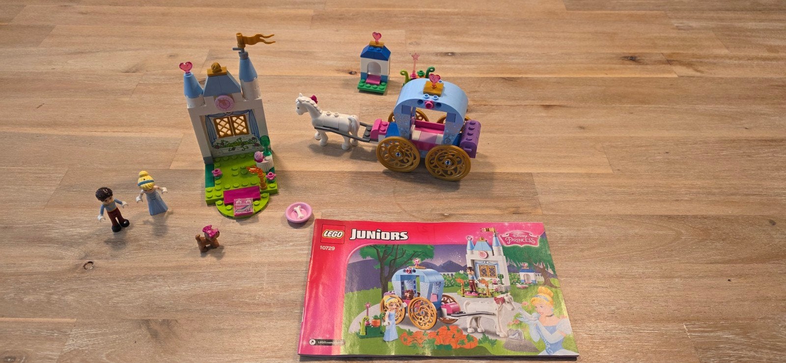LEGO Juniors Assepoester's Koets 10729 met handleiding, Ophalen of Verzenden