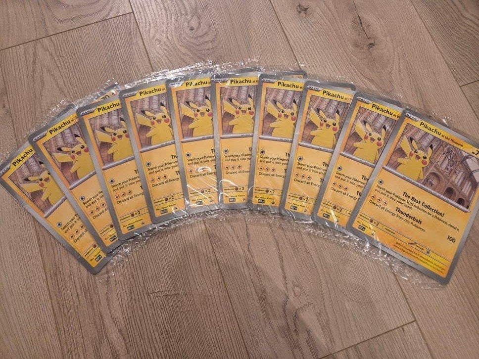 10x Pokémon Pikachu at the Museum, Ophalen of Verzenden, Nieuw