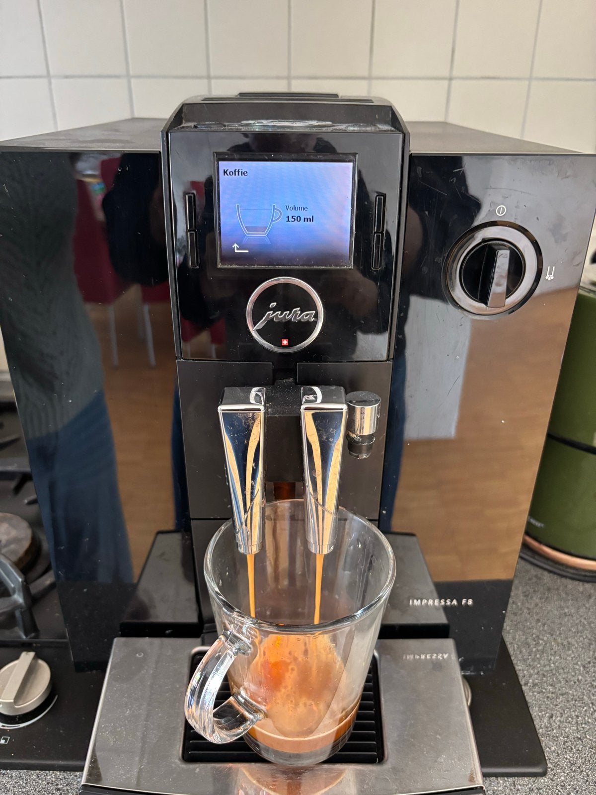 Jura Impressa F8 koffiezetapparaat - defect temperatuur), Witgoed en Apparatuur, Koffiezetapparaten, Afneembaar waterreservoir
