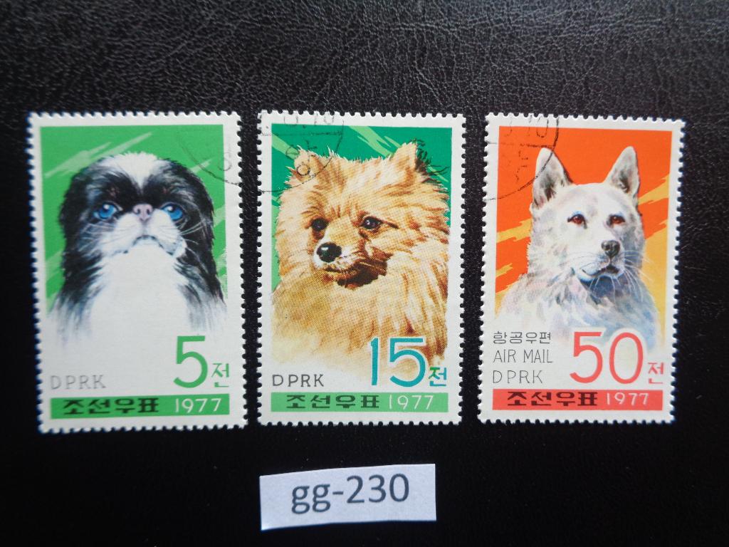 korea - honden 1977 (gg-230), Ophalen of Verzenden, Gestempeld, Oost-Azië