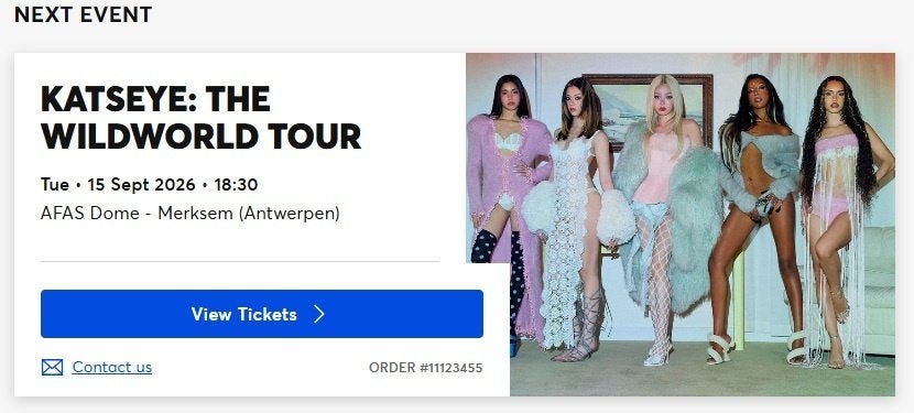 Katseye tickets 2x AFAS Dome Antwerpen 15-sep, Tickets en Kaartjes, Twee personen, September
