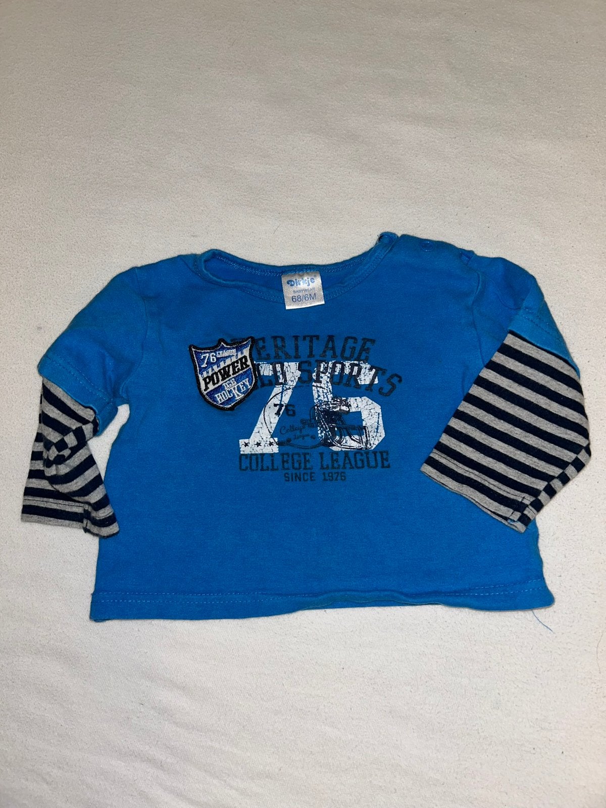 Leuk Dirkje shirtje maat 68, Kinderen en Baby's, Ophalen of Verzenden, Zo goed als nieuw, Jongetje, Shirtje of Longsleeve