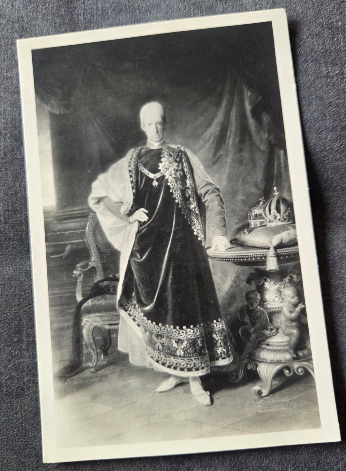 Oude ansichtkaart: Keizer Franz I in kroningsornaat, Verzenden, Voor 1920, Ongelopen, Overige thema's