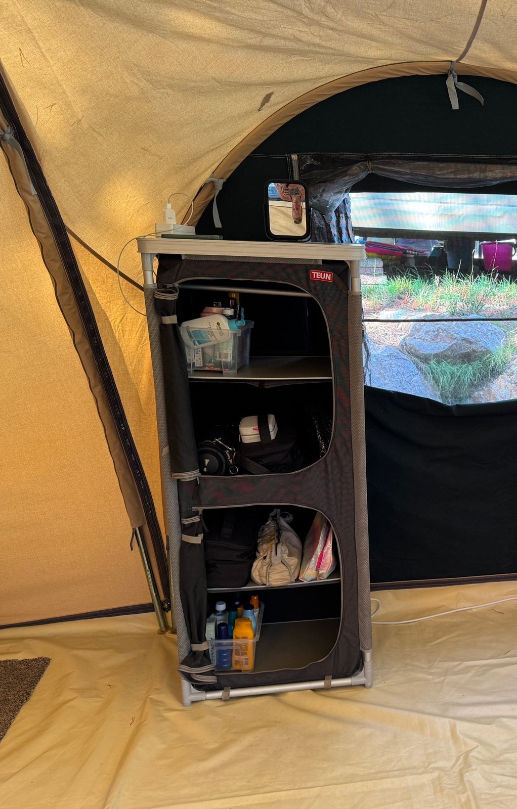 Campingkast Teun, Caravans en Kamperen, Ophalen, Gebruikt, Campingkast
