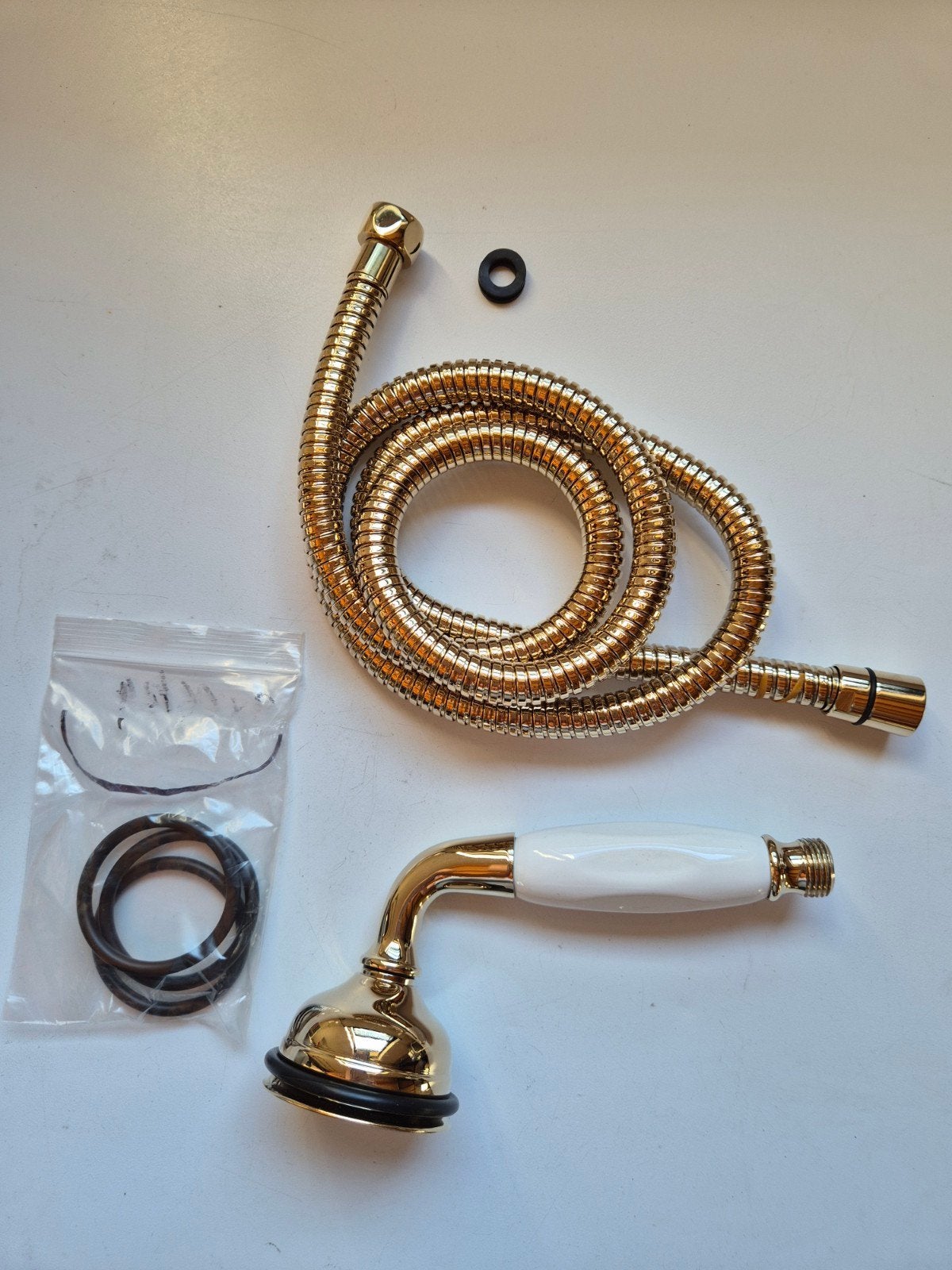 Barber & Wilson Regent Handdouche Set - Gold Plated, Doe-het-zelf en Verbouw, Sanitair, Ophalen of Verzenden