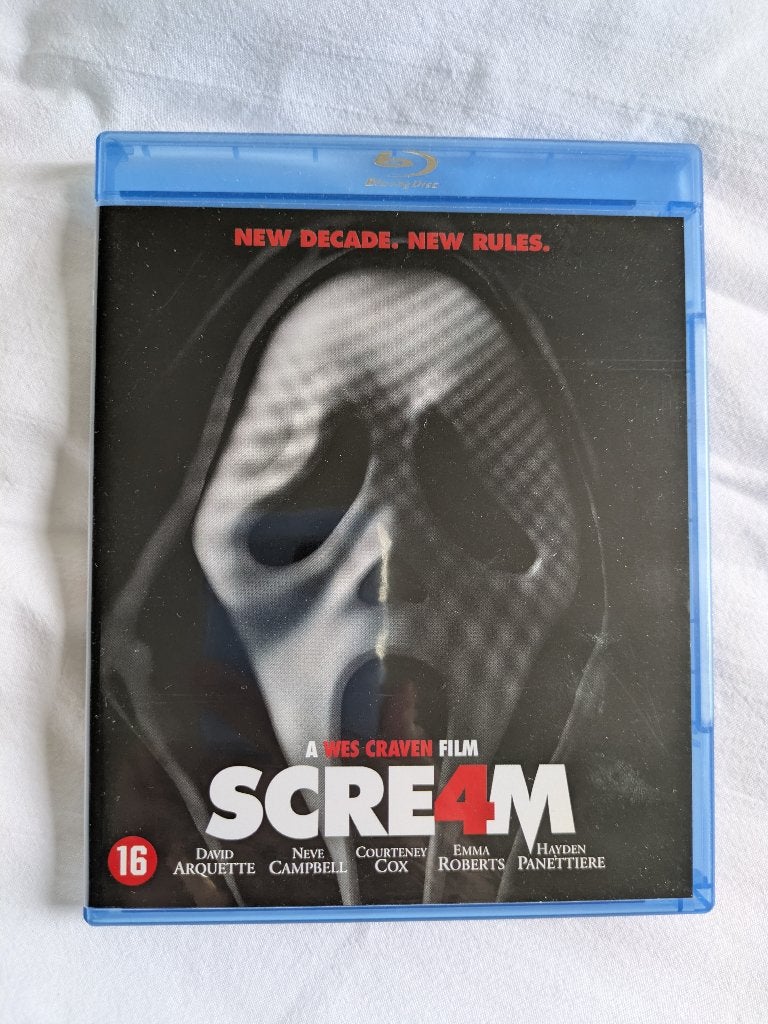 Scream 4, Cd's en Dvd's, Blu-ray, Horror, Engels, Vanaf 16 jaar, Nederlands