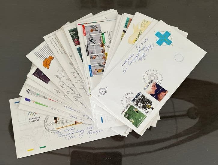 Collectie Eerste Dag Enveloppen (FDC) Nederland, Ophalen, Onbeschreven, Nederland