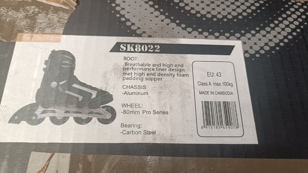 Move SK8022 Skeelers Inline Skate maat 43 Demo nieuw in doos, Overige merken, Move, Nieuw, Ophalen of Verzenden
