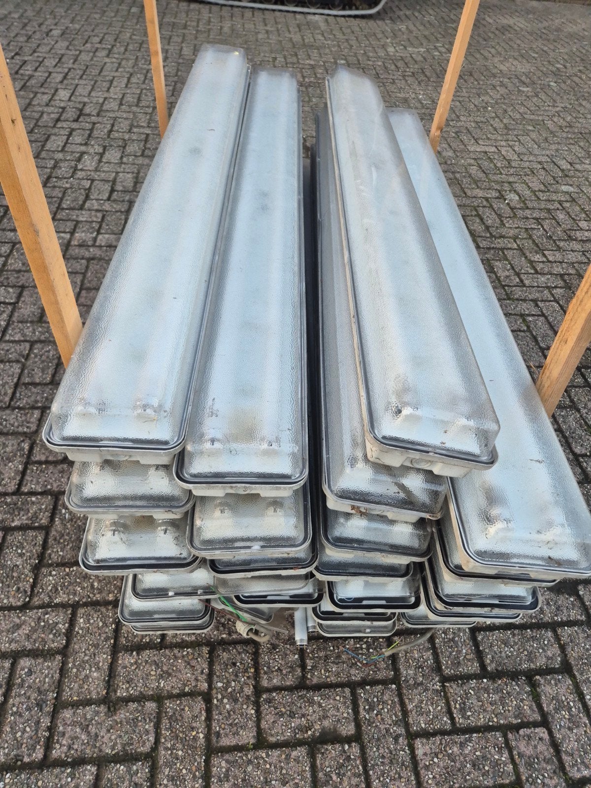 TL balken Norton 2x58W 150cm spatwaterdicht (28 stuks), Ophalen of Verzenden, Gebruikt, Overige merken, Overige typen