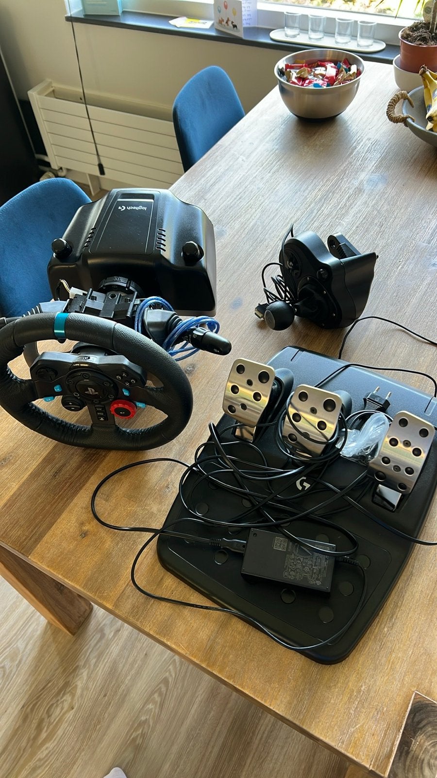 Logitech G29 Racestuur met richtingaanwijzers en shifter, Ophalen, Racestuur, Gebruikt, Force feedback