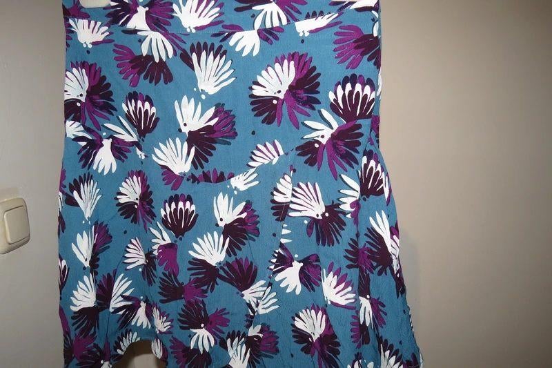 Fabienne Chapot oceaan blauwe rok aparte print S, Zo goed als nieuw, Maat 36 (S), Verzenden, Blauw