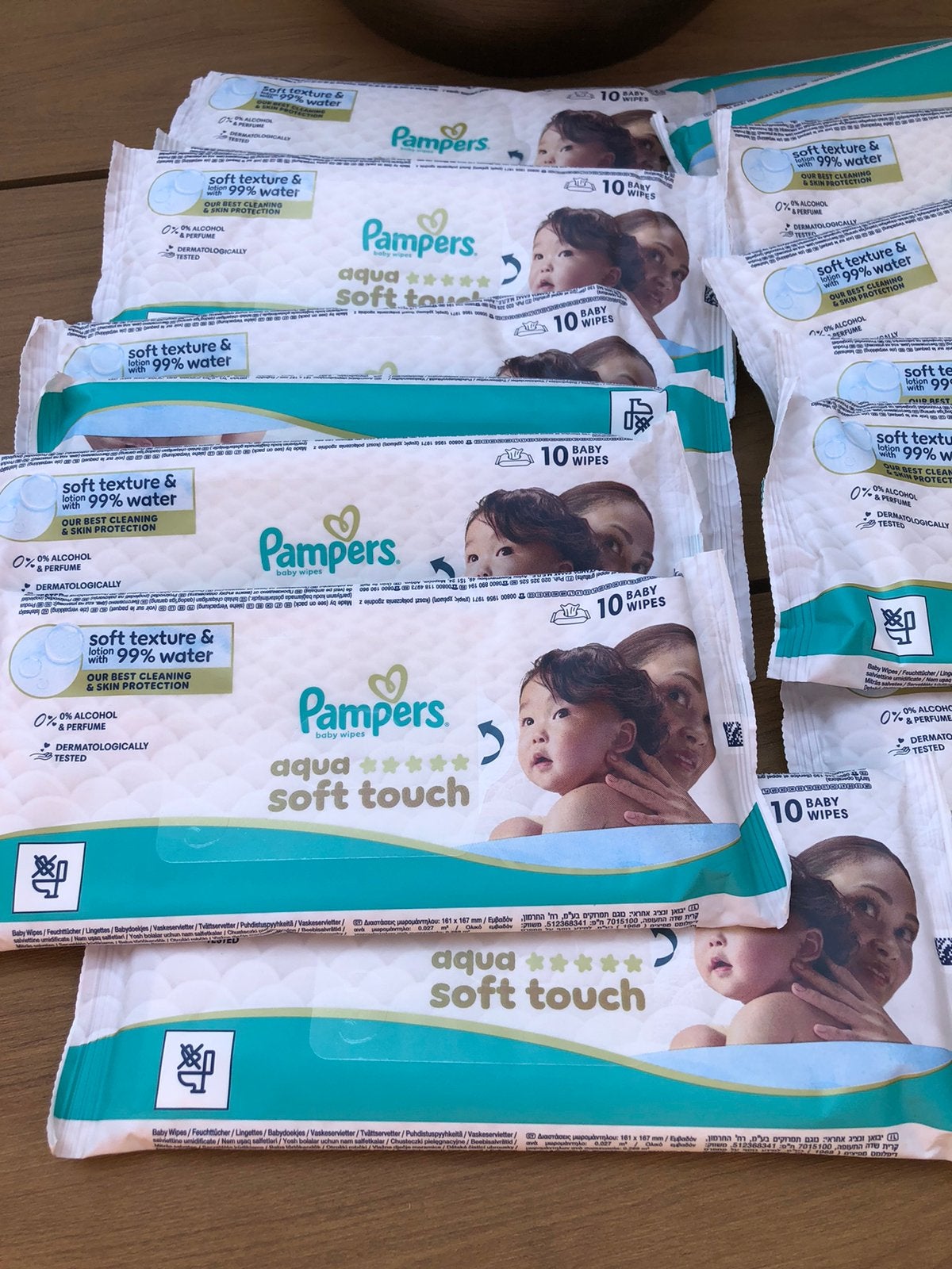 Pampers aqua billendoekjes 10 pakjes, Kinderen en Baby's, Badjes en Verzorging, Ophalen of Verzenden, Nieuw, Overige typen