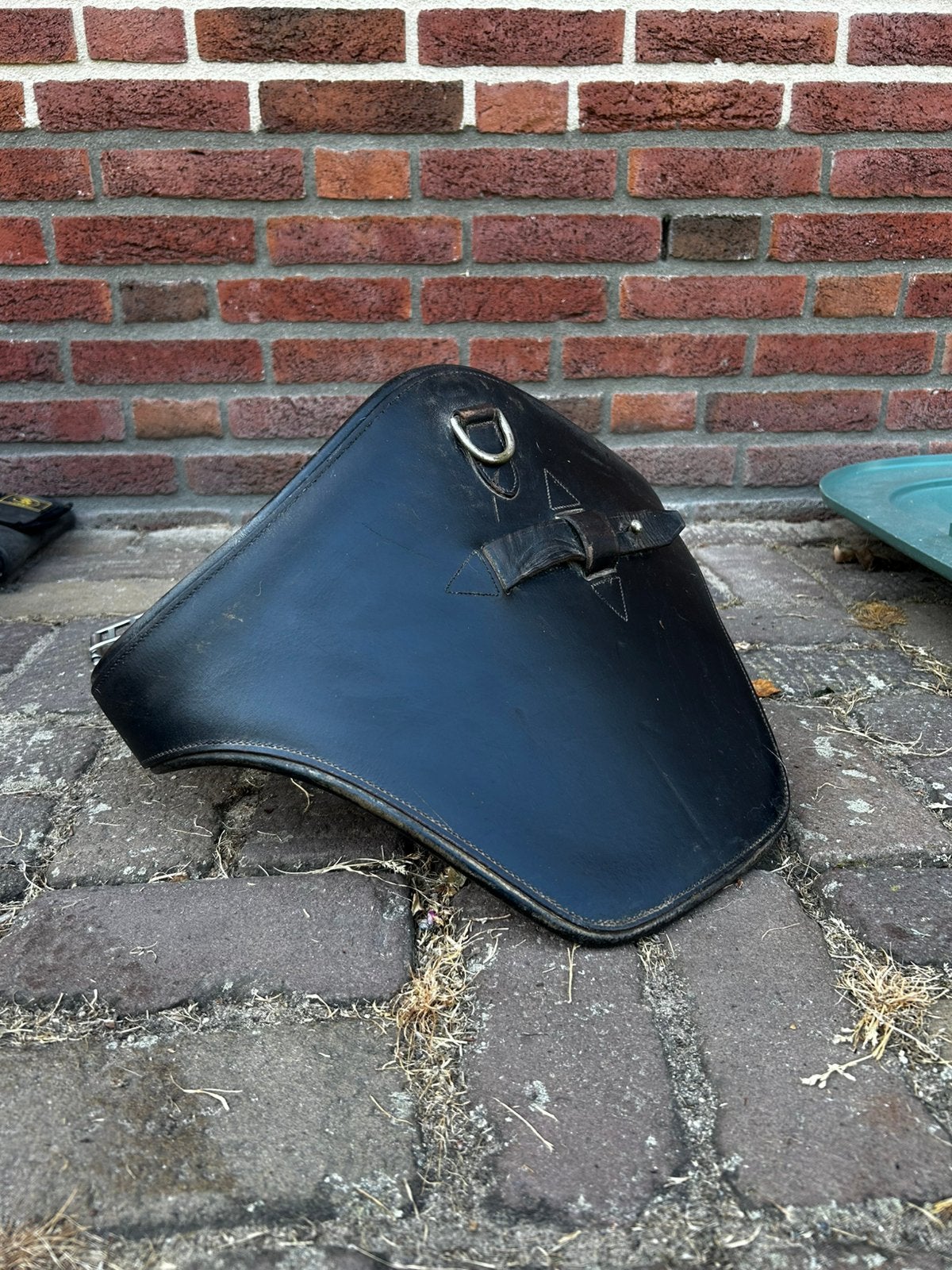 Springsingel met buikflap 135cm, Gebruikt, Springen, Ophalen of Verzenden, Zwart