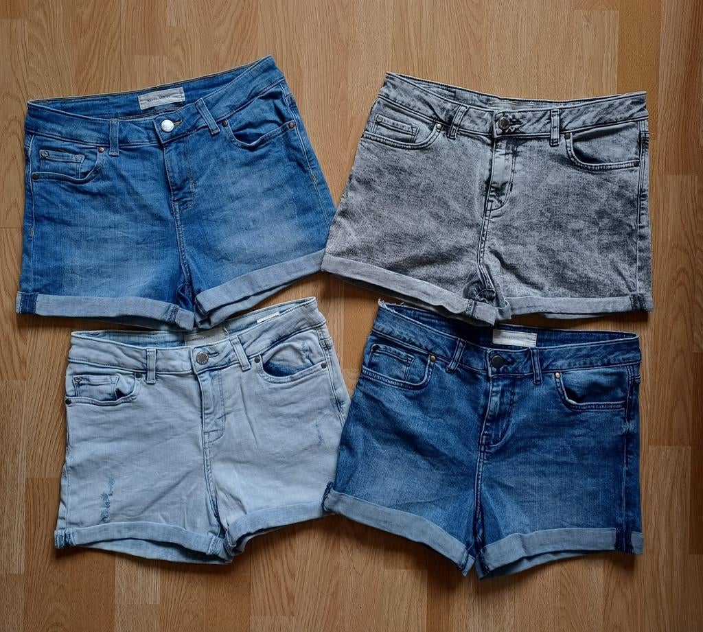 4 korte broeken maat S, Kort, Blauw, Ophalen of Verzenden, Zo goed als nieuw
