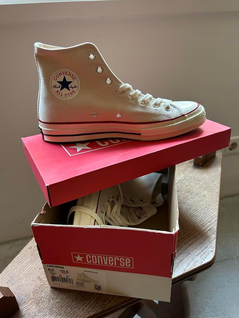 Converse Chuck 70 High Top Sneakers 42 - Nieuw in doos, Ophalen of Verzenden, Nieuw, Wit, Sneakers of Gympen
