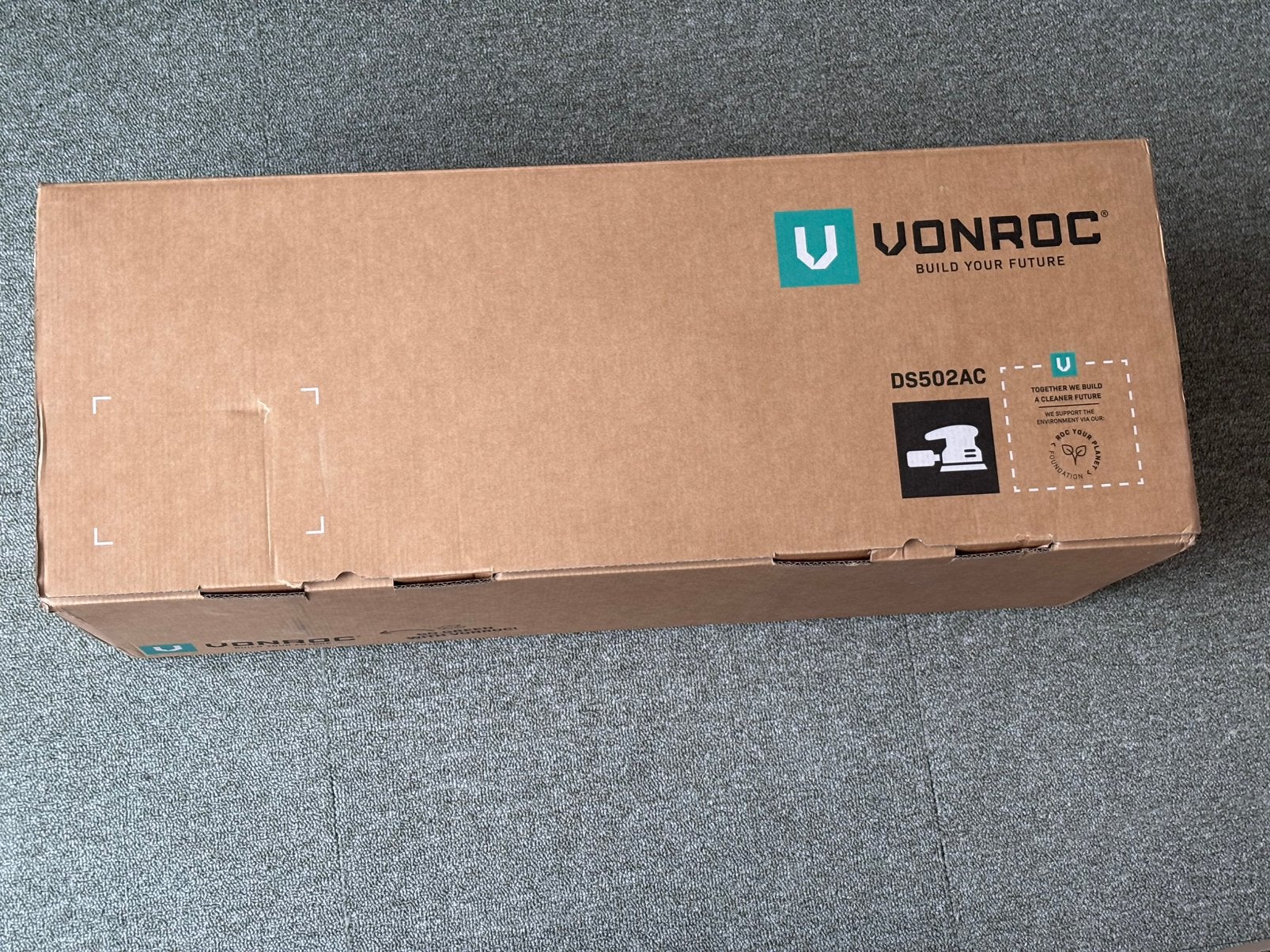 Vonroc wandplafond schuurmachine NIEUW, Doe-het-zelf en Verbouw, Ophalen of Verzenden, Nieuw, 600 tot 1200 watt, Excentrische schuurmachine
