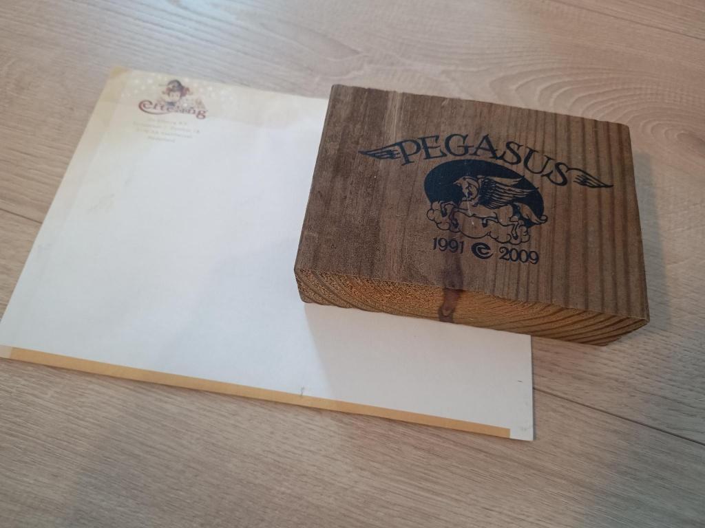 Efteling Pegasus blokje hout, Ophalen of Verzenden, Nieuw, Overige typen