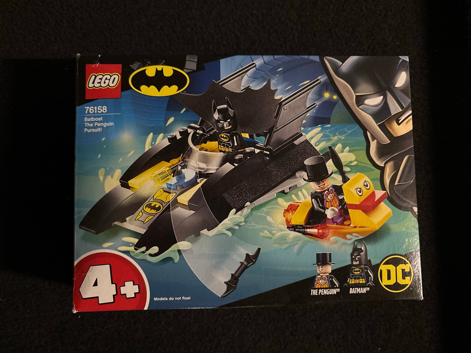 LEGO Batman 76158 Batboot De Pinguïn Achtervolging, Lego, Ophalen of Verzenden, Zo goed als nieuw, Compleet