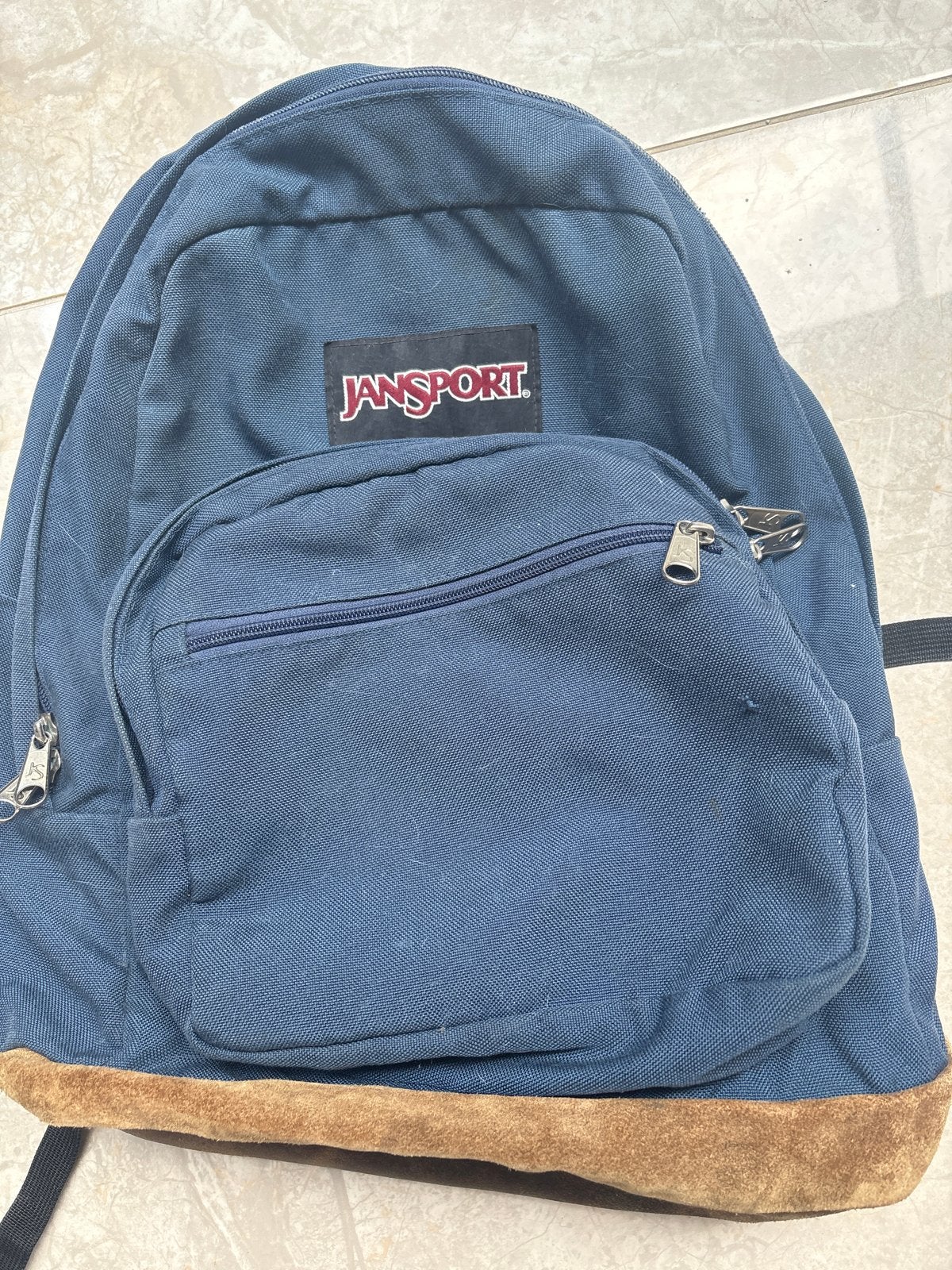 Jansport Rugzak Blauw - Gebruikt, Gebruikt, 25 tot 40 cm, Ophalen of Verzenden, Overige merken
