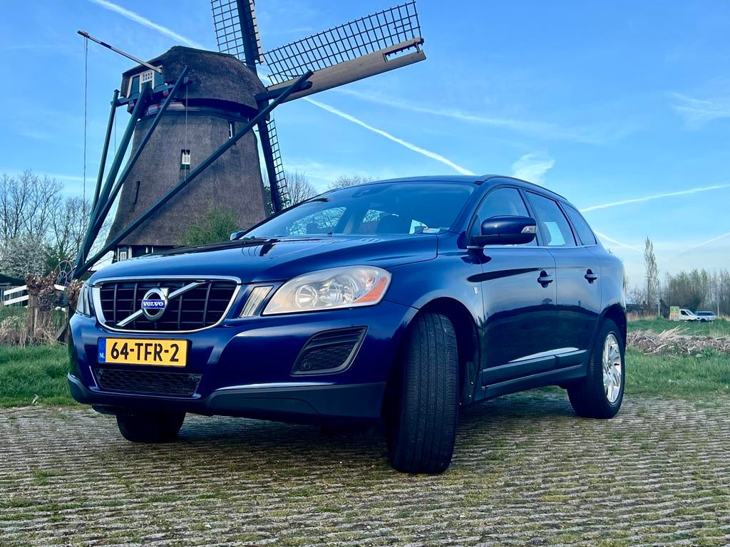 171000km Volvo XC60 T5 Powershift 2012 Ocean Race Blauw, Auto's, 1800 kg, Zwart, 4 cilinders, Blauw