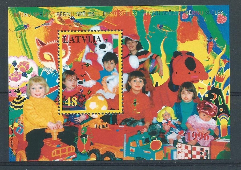 C719 - Baltische staten – Letland – blok 8 (postfris), Ophalen of Verzenden, Overige landen, Postfris