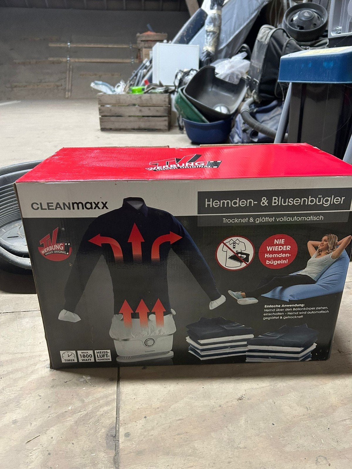 CLEANmaxx Automatisch strijkijzer | Vervangt strijkijzer, Ophalen, Nieuw, Strijkijzer met snoer